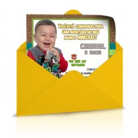 30 Convites + Selo + Envelope + Frete Grátis 30 Convites + Selo + Envelope + Frete Grátis